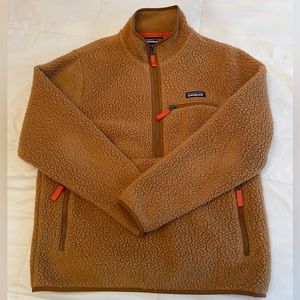 Patagonia Retro Pile Marsupial Fleece Pullover in Nest Brown
